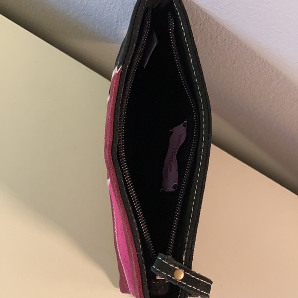 Patchwork Suede wristlet - Picture 4 of 6